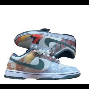 Nike dunk Low Sail SE 9.5,white